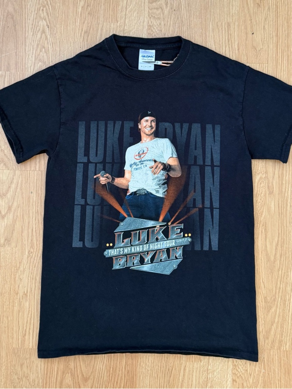 Luke Bryan 2014 That’s My Kind Of Night Tour T-Shirt Concert Country Tee S